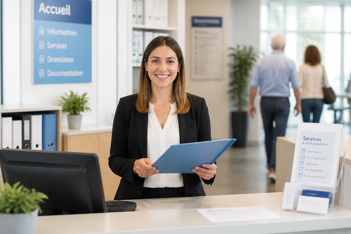Employé administratif d'accueil